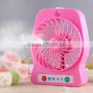 Multifunctional Plastic Portable Battery Operated Mini Spray Cooling Fan Water Mist Fan thumbnail-2