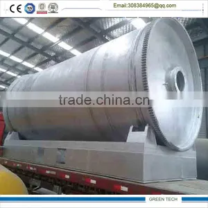 10-12tpd Waste Tyre Refining Machine Making Pyrolysis Oil thumbnail-1