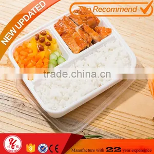 Why Choose Write and Clear Takeaway Plastic pp Food Container 3 Compartment thumbnail-1