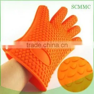 Silicone Oven Five Finger Glove Heat Resistant Oven Mitt Glove thumbnail-2