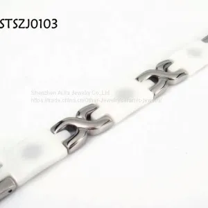 BIO Energy Engraved Titanium Stainless Steel Bracelet Jewelry thumbnail-2