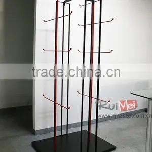 Red Metal Hanging Bag Display Stand thumbnail-2