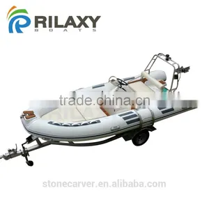 Rilaxy 4.8m 16ft RIB 480D Inflatable Boat, Rigid Inflatable Boat, Cheap Inflatable Boat for Sale thumbnail-3