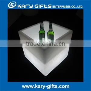 SQUARE LIGHT BOX GLOWING CUBE SEAT LED WINE BOX SHELF thumbnail-2