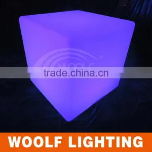 Outdoor Waterproof Color Changing Glowing LED Lighting Cube thumbnail-4