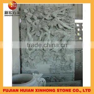 Chinese Style Dragons Stone Carvings in Relief thumbnail-5