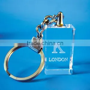 Logo Engraved Crystal Keychain Wholesale no Lights thumbnail-1