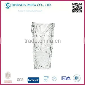 New Arrived Rhombic Glass Flower Vase With SGS Certification thumbnail-1