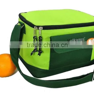 CY153 Lunch Tote Bag Box Cooler Bag, Silver Interior and Long Handles, Picnic Cold Drink Insulation Bag Cooler Bag Freezable thumbnail-1