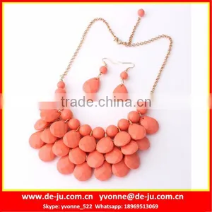 Vintage Charm Necklace With Earring thumbnail-1