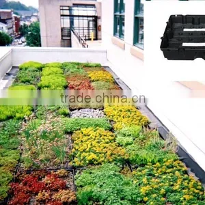 SOL 2015 Inter-connectable Rooftop Planters Assembling Plastic Planter Square Rooftop Planter thumbnail-1
