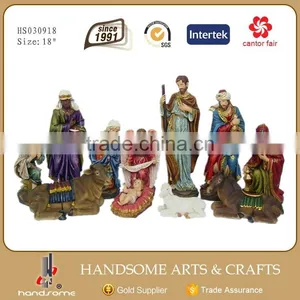 5 Inch Resin Religious Craft Home Decoration Christmas Gift Nativity Set thumbnail-5