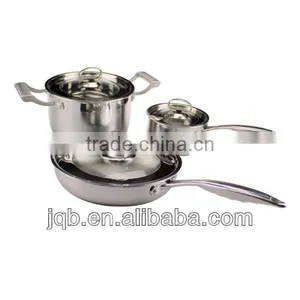 2014 Modern Style Stainless Steel 18 8 Cookware Set thumbnail-1