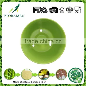 Low Price Best Design Eco-friendly Bamboo Fiber Flower Pot Seeding Pot thumbnail-2