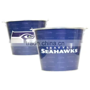 Christmas Metal Ice Bucket / Gift Tin Bucket / Metal Beer Bucket thumbnail-6