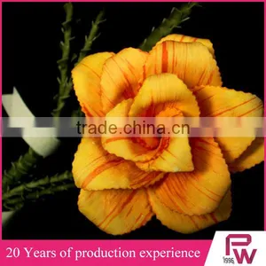 High Quality New Design Vintage Craft Flower Craft Fabric Flowers for Table Centerpieces thumbnail-6