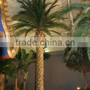 Indoor Landscape With Artificial Canary Palm Trees Artificial Plants thumbnail-1