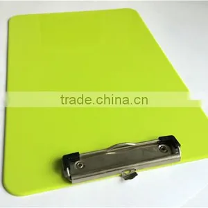 A4 Green Plastic Paper Holder Clipboard thumbnail-1