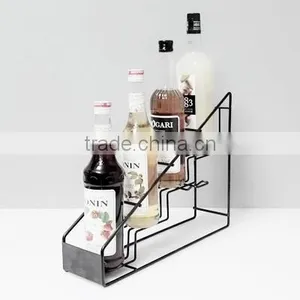 Stainless Steel Iron Metal Red Wine Rack thumbnail-1