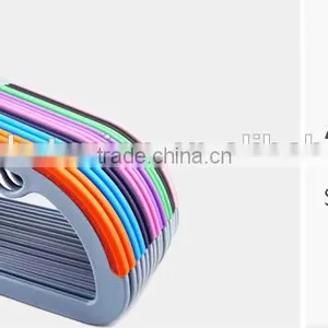 Multifunction Plastic Antiskid Wet & Dry Clothes Hanger,ABS,TPE,PP,Chrome Plated Hook thumbnail-6