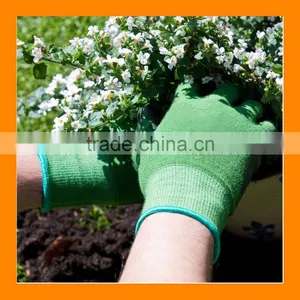 Cool Breathable Bamboo Yard Chores Gloves Summer Gardening Gloves With Anti UV Protection thumbnail-2