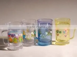 2016 HOT ! Clear Plastic Double Wall Ice Glass Cup thumbnail-1