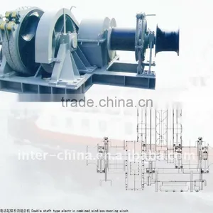 Double Shaft Type Elec Combined Windlass Mooring Winch thumbnail-1