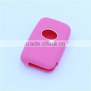 for Toyota Land Cruiser Prado(2010) Camry Highlander Prado Silicone 3 Buttons Car Remote Fob Shell Key Holder Case Skin Cover thumbnail-4