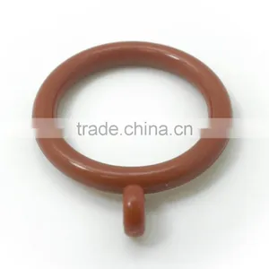 High Quality Plastic Curtain Rod Rings With Eyelet ID34mm/OD46mm & ID26mm/OD33mm - 9 Colours thumbnail-2