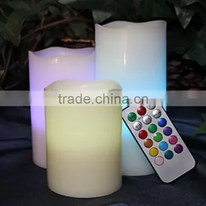 Hight Quality Multi-color Battery Operated Led Frameless Candle Light With Remote 2016 thumbnail-2
