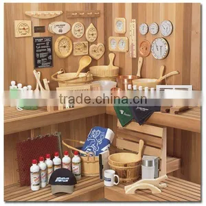 Traditional Leisure Equipment Sauna Accessories Product Sauna Special Cask ,sauna Timer,sauna Laddle ,thermometer thumbnail-4