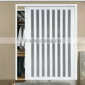 PVC Folding Door With Glass, PVC Accordion Door thumbnail-1