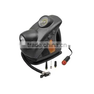 S80311 DC 12 Volt Tire Inflator With Gauge And Light Air Compressor thumbnail-1