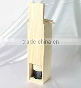 Hot Sale Easy Carrying and Hanging Wooden Wine Box thumbnail-1