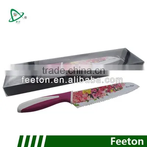 Stainless Steel With Rose Coating Chef Knife thumbnail-1