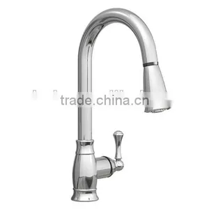 Durable Single Handle Kitchen Faucet With Pull-down thumbnail-1