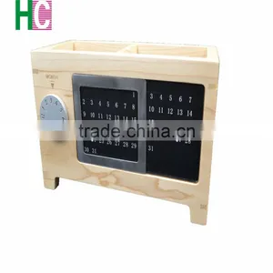 2016 New Design Wooden Pen Holder Islamic Calendar Gift Wooden Craft thumbnail-3