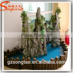 Hot Sale Artificial Fountain Indoor Decoration Customized Fiberglass Artificial Water Fountain thumbnail-3