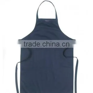 Plain Blue Aprons With Pocket thumbnail-1