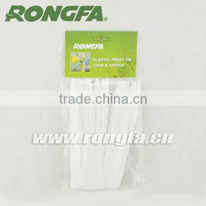 White Color Plastic id Tags Garden Plant Labels thumbnail-5