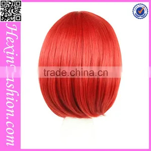 Girl 32 CM Length Red Short Wig Cap thumbnail-2