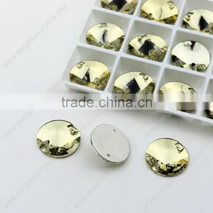 Best Selling Sew on Rhinestone! Round Flatback Crystal Rhinestones,sewing on Dresses/clothing/jewelry/shoes/bags thumbnail-4