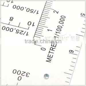 Kearing Brand Manufacture 6"military Mapwork Protractor,military Half Moon Protractor,military Round Protractor Plotter#KMP-1 thumbnail-5