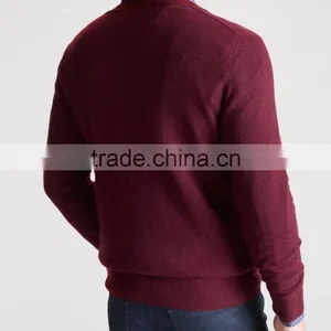 High Quality Men's V-neck Cashmere Sweater (BKNM13) thumbnail-2