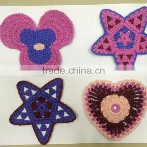 Manufacturer Machine Made New Crochet Animal Flower Applique Patch thumbnail-1
