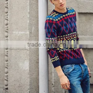 Korean Design Men Knitwear Pullover Winter Mens Sweater thumbnail-1