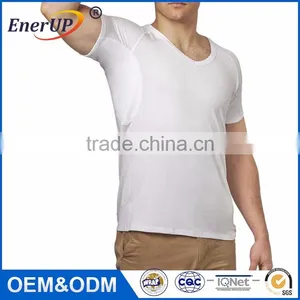 Dry Soft White Men Sweat Resistant Under t Shirt thumbnail-1