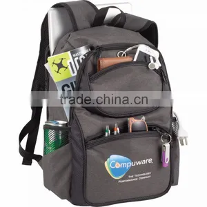 Continental TSA 15" Computer Backpack - Laptop-only Section Unfolds Lying Flat on X-ray Belt and Comes With Your Logo thumbnail-5