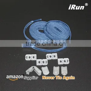 No Tie Elastic Laces With 4 Anchors - 6mm 8mm Width Lazy Shoelaces for All the Sports - Accept Custom - Amazon Supplier thumbnail-2