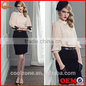 Women Summer Two Pieces Office Lady Uniform Business Lady Suit thumbnail-1